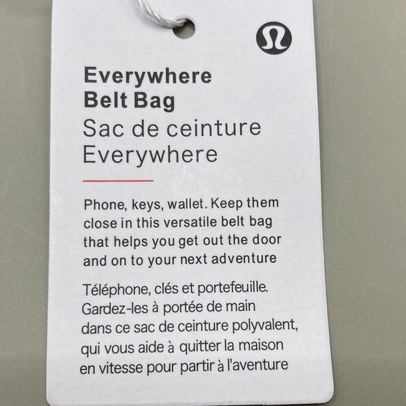 Lululemon Everywhere Belt Bag in Lavender Lululemon NWT OSFM - Picture 4 of 7